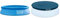 Intex Easy Set Pools Aufstellpool, Blau, Ø 305 x 76 cm + Abdeckplane für Easy-Pool, Schwarz, Ø 305cm