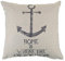 Kissenbezug Kissenhülle Linen Dekokissen Sofa Zimmer Deko, Anker