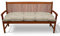 Beautissu Garden Bench Cushion 2 Seater 120x50x10 cm - Comfortable Natural Outdoor Swing Chair Seat Garden Furniture Cushions Patio Pads - Flair BK