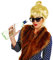 Fun Shack Womens Fabulous Blonde Kostüm Perücke, Einheitsgröße