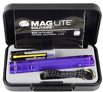 Maglite Boxed Solitaire Torch AAA Purple