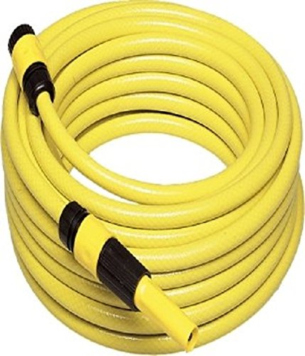 SCHLAUCH 138 Wasserschlauch set 20m 1,3 cm (0,5 Zoll) komp.m.Armat. sw/gelb