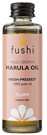 Fushi Organic Marula Seed Oil 50ml | Virgin & Fresh-Pressed | Rich in Fatty Acids, Vitamins C & E | Best for Fine Lines, Anti-ageing, Dehydrated Skin & Moisturising | Ethical & Vegan |Made in the UK