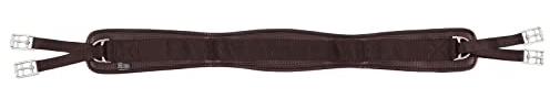 Reibungsfreier Pferdesattelgurt, braun, 152,4 cm