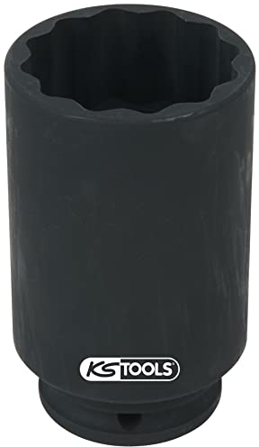KS TOOLS 700.1662 - Douille 12 pans 1/2 pour rotules de suspension pour Citroën et Peugeot, 41 mm - En acier spécial Couleur