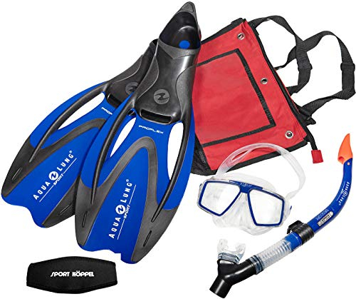 Aqualung Tauchset Proflex Flosse - Diego Schnorchel Set mit Cozumel Tauchmaske - Set (40-42)