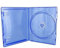 5 BOITIERS VIDES PS4 - BLEU TRANSPARENT