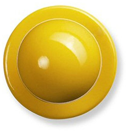 Novaplus Kochjackenknöpfe gelb 12er-Pack.