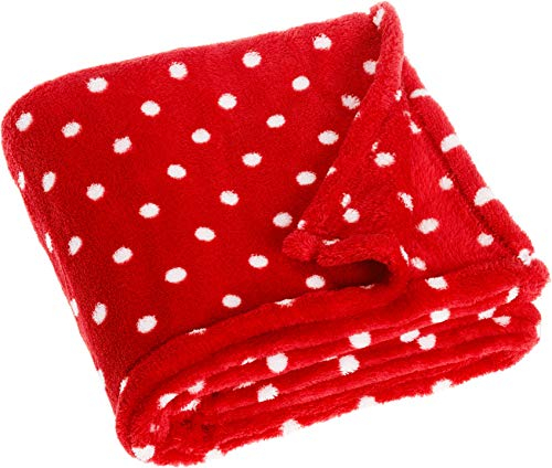 Baby Fleece-Decke Kuscheldecke Punkte, 75x100cm/29.5 Inch x 39.4 Inch