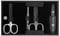 Zwilling 97451-007 Classic Manicure-Etui (4-teilig), Etui Rindleder, Instrumente vernickelt