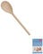 Tala Waxed Wooden Spoon, Measures 30.5 cm and ideal for all cooking tasks, Ideal for use with non-stick cookware, Made from FSC Beechwood, Beige