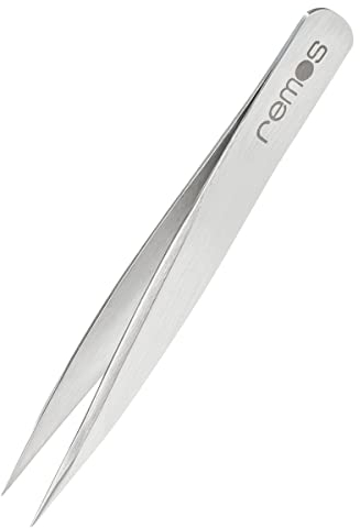 REMOS Mini pincette à échardes en acier inoxydable - pointe fine - 6 cm
