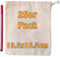 Cottonbagjoe 25 Baumwollbeutel | 17 x 20 cm | Stoffbeutel mit Kordelzug | Adventskalendersäckchen | Lunchsack Kosmetikbeutel | Schmucksäckchen | Zuziehbeutel