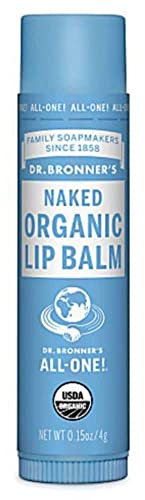 Dr. Bronner's Magic Soaps: Organic Naked Lip Balm, 0.15 oz by Dr. Bronner's
