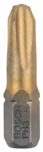 Bosch Zubehör 2607002489 Schrauberbit Max Grip PH 3, 25 mm