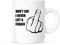 Don' t say i mai un dito divertente dito medio Rude/a forma di tazza da tè/caffè/Cup – Great gift idea