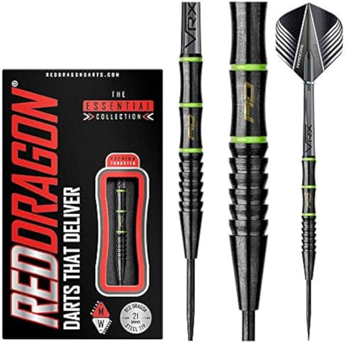 RED DRAGON Freestyle 21g Tungsten Darts Set mit Flights und Schäfte
