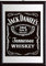 Espejo Decorativo con Impresión Jack Daniel's - Old N°. 7/Black Label (22cm x 32cm)