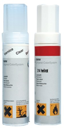 Original BMW Lackstift-Set Zweischicht Schwarz II - 668 2x12ml