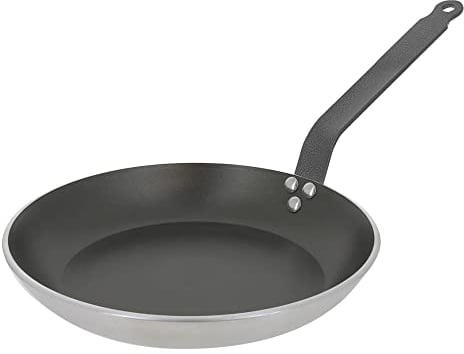de Buyer - Antihaft-Pfanne CHOC RESTO INDUCTION aus antihaftbeschichtetem Aluminium - 28 cm - 8480.28, Silber
