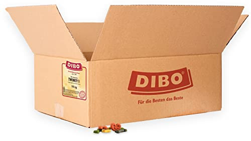 DIBO Twinky-Mix, 10kg-Karton, Backwaren als gesunde, natürliche Ernährung für Hunde, Hundefutter, Barf, B.A.R.F., Leckerli, Hundekekse