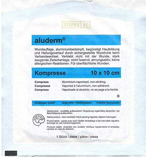 ALUDERM Kompressen 10x10 cm 1 St