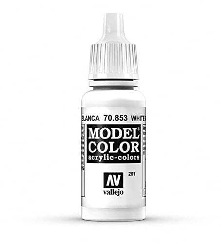 Vallejo, Model Color, Acrylfarbe, 17 ml Weiß glasiert