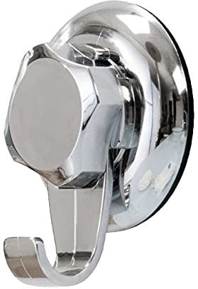 Compactor Porte-Papier Hygiénique Mural, Fixation par Ventouse, Jusqu'à 6 Kg, Acier Chromé Antirouille, Article RAN4716