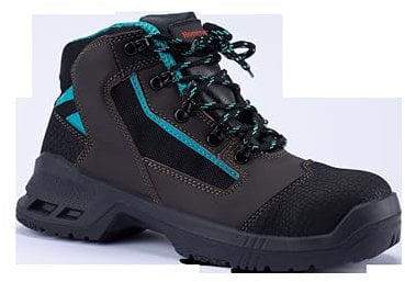 Bacou Cerata Chaussures de Sécurité 6246102 en Cuir Pleine, Tige en Cuir, Doublure à Structure 3D Antibactérienne, Embout de Sécurité SPACIUM™ 200 Joules, Marquage HI CI SRC, Pointure 44, 6246102-44/7