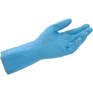 Polyco Healthline Blue Household Rubber Gloves Medium