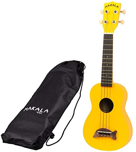 KALA KA MK SD YL Makala Soprano Ukulele mit Non Woven Bag gelb