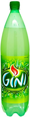 Gini Lemon – Erfrischungsgetränk mit Zitronenextrakt mit Zucker und Süßungsmitteln, 1,5 l Flasche