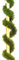 Everflag Gras-Girlande, Kunststoff, 20m lang