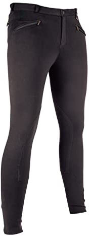 HKM Erwachsene Herren-Reithose-Basic-9100 schwarz44 Hose, 9100 schwarz, 44