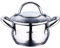 Bergner Cacerola 24X13.5CM 5.6L C/T Gourmet Acer.INOX, Acero Inoxidable, 24 cm-5,6 L