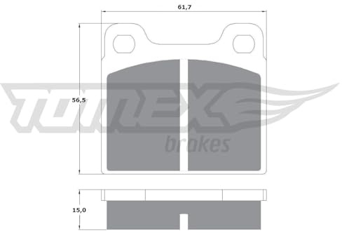 Procodis Frankreich PF1019 Bremsbelagsatz, Scheibenbremse
