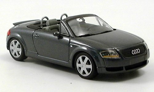 Audi TT Roadster, met.-grau, 2000, Modellauto, Fertigmodell, Minichamps 1:43