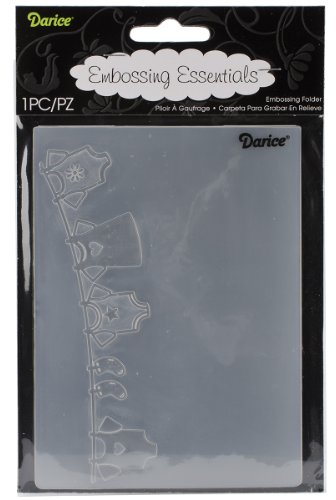 Darice 1218-130 Prägeschablone, Babykleidung, Plastik, transparent, 10,8 x 14,6 x 0,4 cm