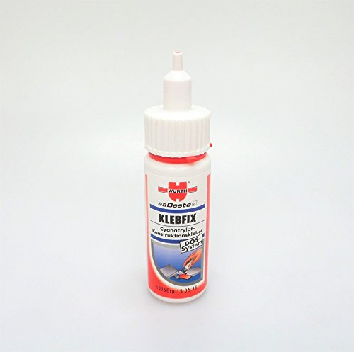 Würth 4011231891301 - 2 adesivi speciali da 50 g, incolore (4011231891301)