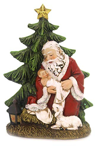 6,25 'Santa mit Baum Figur Wafer Figur von Römischen