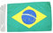 AZ FLAG - Flagge Brasilien - 45x30 cm Mit Kordel - Brasilianische Fahne 30 x 45 Cm - Flaggen