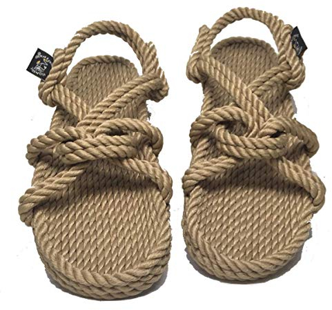 Nomadics Mountain Momma Unisex-Erwachsene Sandale aus Seil Camel, Camel, 38 EU