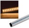ChiliTec LED Küchenleuchte Lichtleiste 80cm 6Watt 667 Lumen 12V I Dimmbar Beleuchtung für Küchenschrank Regal Hängeschrank - Verlängerbar Licht Warmweiß