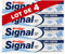 Signal Dentifrice Anti-Tartre, Limite la Formation de la Plaque Dentaire et Freine la Calcification (Lot de 4x75ml)