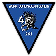 Aufkleber/Sticker 4 FschJgBtl 261 Fallschirmjägerbataillon BW Heer 8x7cm #A2336