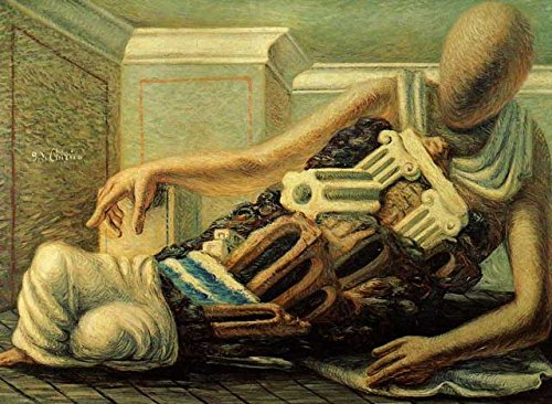 De Chirico Poster 11 cm. 50x70 Poster Affiche Plakat Fine Art Il Negozio di Alex