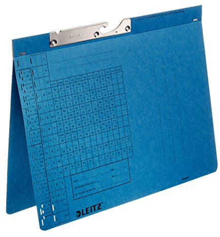 LEITZ Pendelhefter, A4, Behördenheftung, blau, 320 g qm