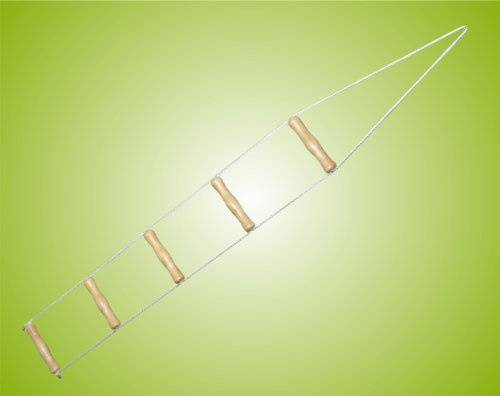 Teckmedi Bettleiter, Strickleiter, Aufrichtehilfe 130 cm lang * Top Qualität*