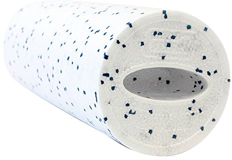 SISSEL Myofascia Roller | Faszienrolle mit Griffmulde | Faszienrolle Rücken 40cm | Ergonomisch für Rücken & Wirbelsäule | Schaumstoffrolle aus EPP Material | Robust & formbeständig | weiß (soft)