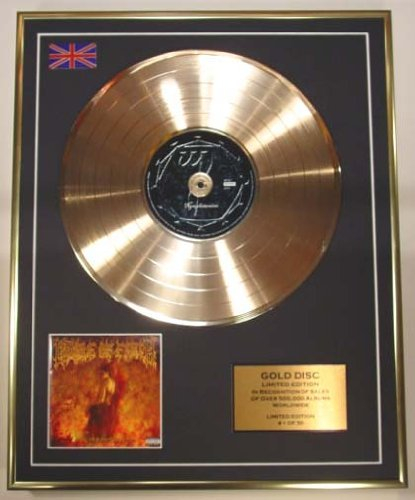 CRADLE OF FILTH/Cd Gold Disc Record Limited Edition/NYMPHETAMINE